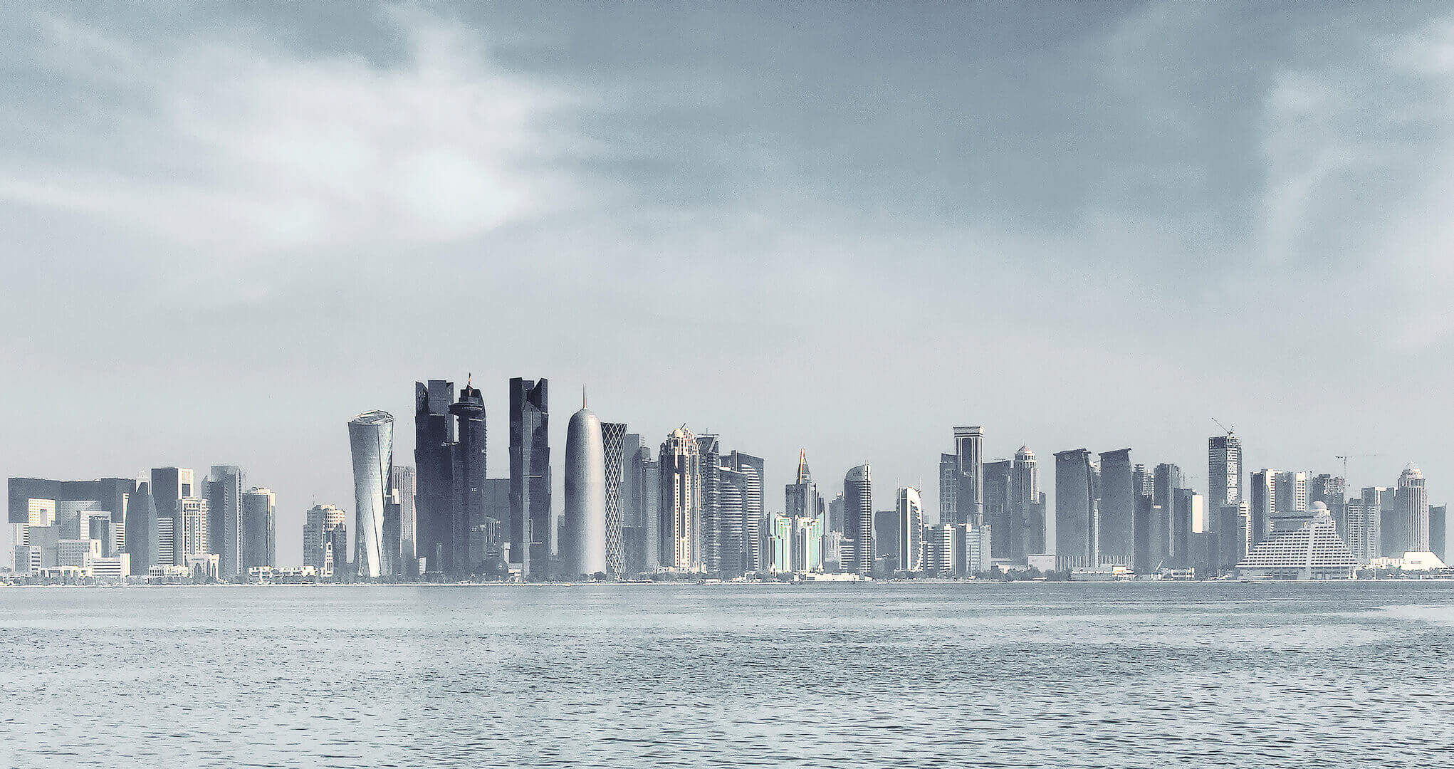 Doha the capital and largest city of the Arab state of Qatar